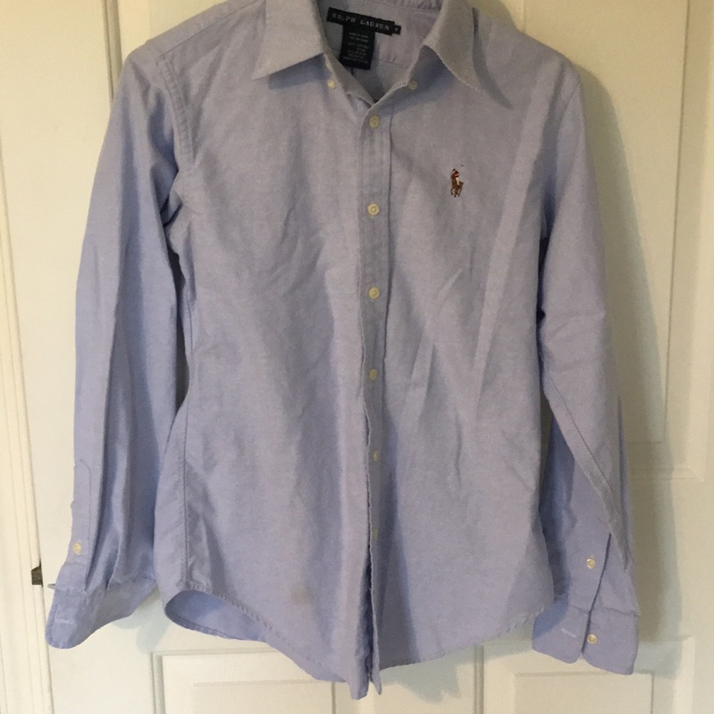 Ralph Lauren blue button down